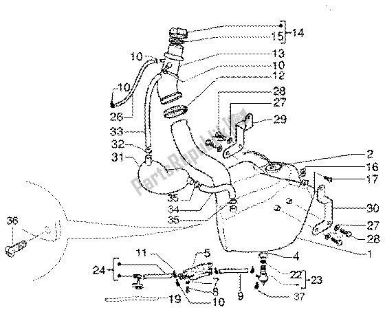 Toutes les pièces pour le Réservoir D'essence du Gilera DNA GP Experience 50 1998