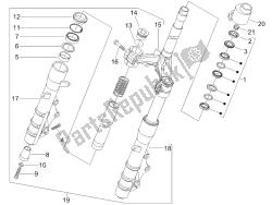 Fork/steering tube - Steering bearing unit