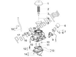 componenti del carburatore