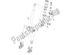 forcella / tubo sterzo - unità cuscinetto sterzo