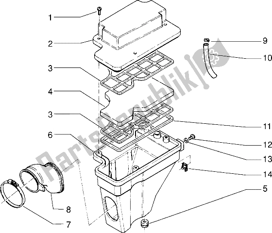 Wszystkie części do Od? Wie? Acz Powietrza Gilera RK 50 1998