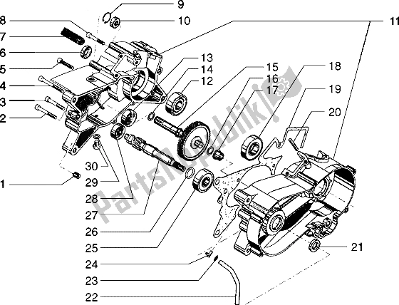 Wszystkie części do Korbowód Gilera Eaglet Automatic 50 1998