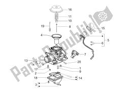 componenti del carburatore