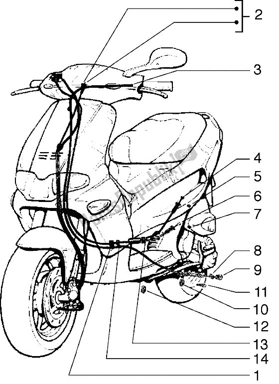 Todas las partes para Transmisiones de Gilera Runner 50 1998