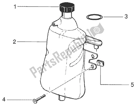 Tutte le parti per il Vaso Di Espansione del Gilera Runner 50 SP 1998