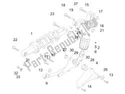 Rear suspension - Shock absorber/s