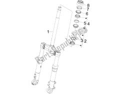forcella / tubo sterzo - unità cuscinetto sterzo