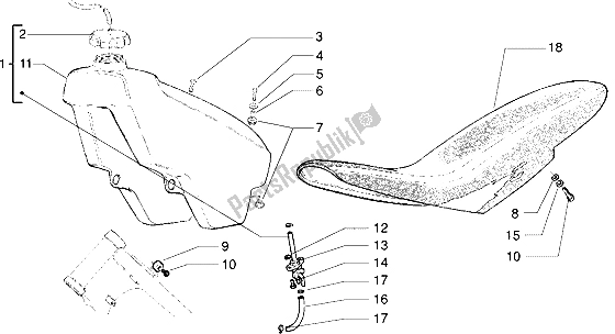 Todas las partes para Silla De Montar de Gilera H K 50 1998