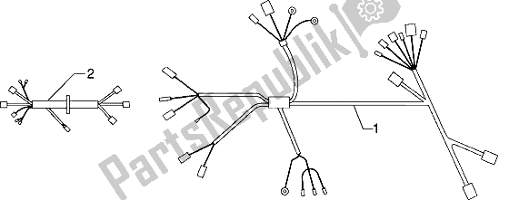 Todas las partes para Arnés De Cable de Gilera DNA 125 1998