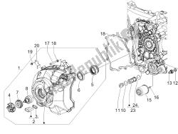 Flywheel magneto cover - Oil filter