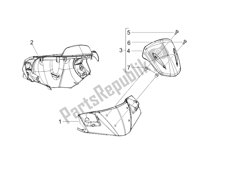 Todas las partes para Coberturas De Manillar de Gilera Runner 200 VXR 4T Race E3 2006