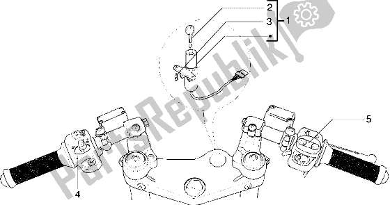 All parts for the Electric Devices-key Operated Switch of the Gilera DNA 50 1998