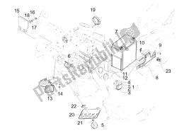 interruttori del telecomando - batteria - avvisatore acustico