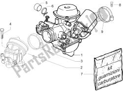 Carburettor, assembly - Union pipe