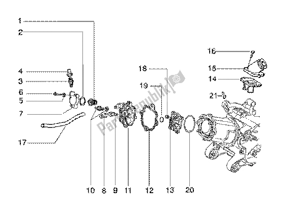 Tutte le parti per il Testata E Tubo Di Induzione del Gilera Runner 125 FX 2T 1998