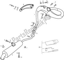 Exhaust pipe and muffler