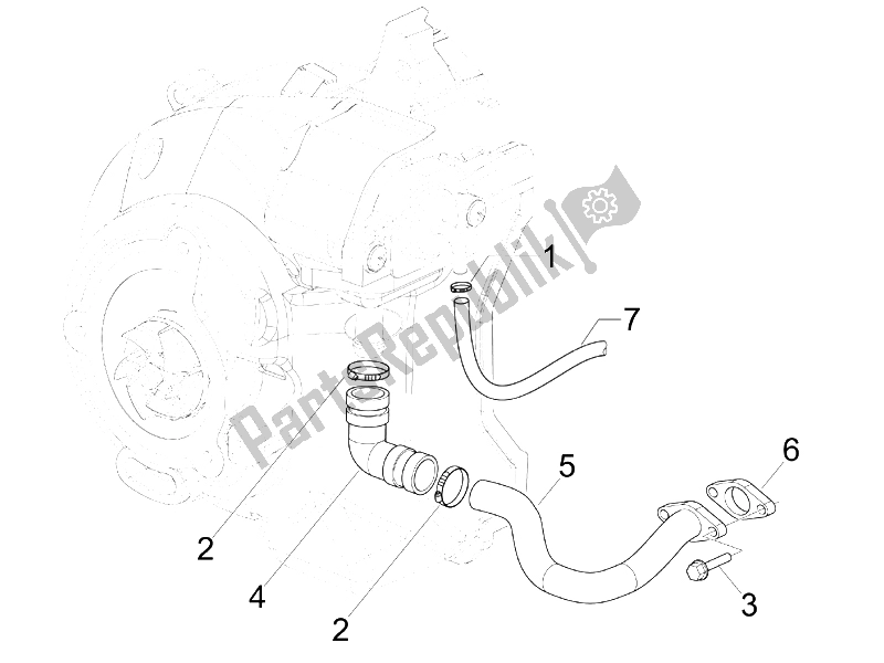 Tutte le parti per il Air Box Secondario del Gilera Runner 200 VXR 4T Race E3 2006