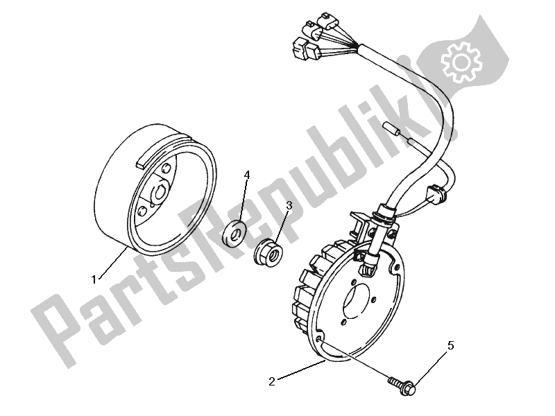 Todas las partes para Volante Magneto de Gilera SC 125 2006