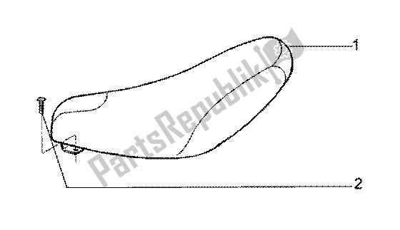 All parts for the Saddle of the Gilera Runner 180 FXR 2T 1998