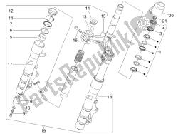 forcella / tubo sterzo - unità cuscinetto sterzo