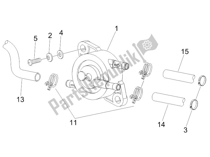 Toutes les pièces pour le Système D'alimentation du Gilera Runner 50 SP Race 2005