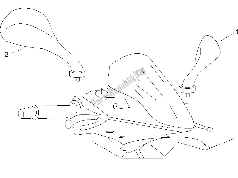 Todas las partes para Espejo / S De Conducción de Gilera Runner 200 VXR 4T 2005