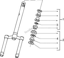 Steering bearing ball tracks