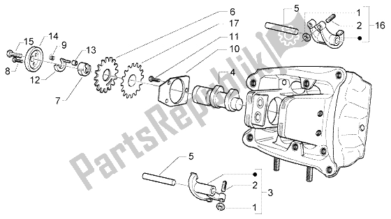 Tutte le parti per il Leve A Bilanciere del Gilera Nexus 500 1998