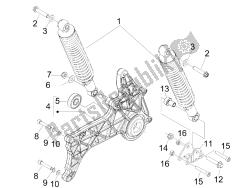 sospensione posteriore - ammortizzatore / i