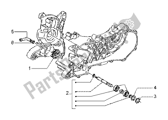 Tutte le parti per il Pompa Dell'acqua del Gilera Runner 125 FX 2T 1998