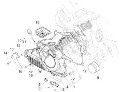 Flywheel magneto cover - Oil filter