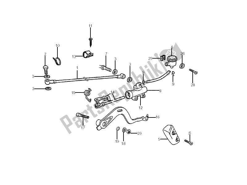 All parts for the Braking System of the Gilera SMT 50 2006