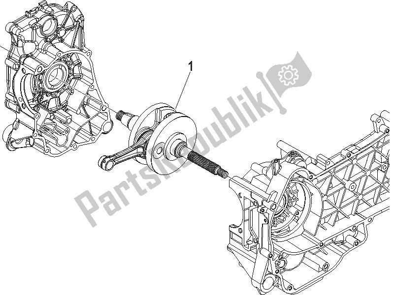 Tutte le parti per il Albero A Gomiti del Gilera Runner 200 VXR 4T 2005