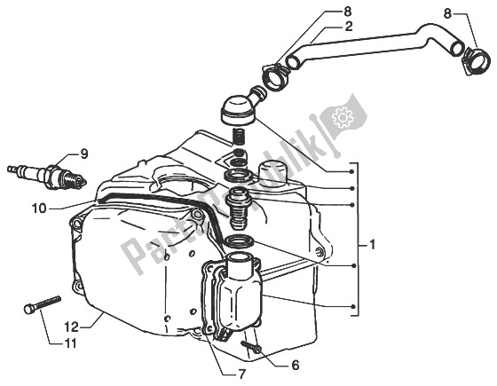 Tutte le parti per il Valvola Di Scarico Dell'olio del Gilera Runner 125 VX 4T 1998