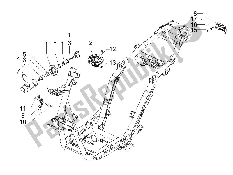 Toutes les pièces pour le Serrures du Gilera Runner 50 SP 2010