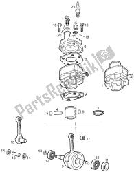 Crankshaft assy-cylinder and piston