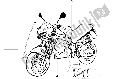 Tutte le parti per il Trasmissioni del Gilera DNA 50 1998