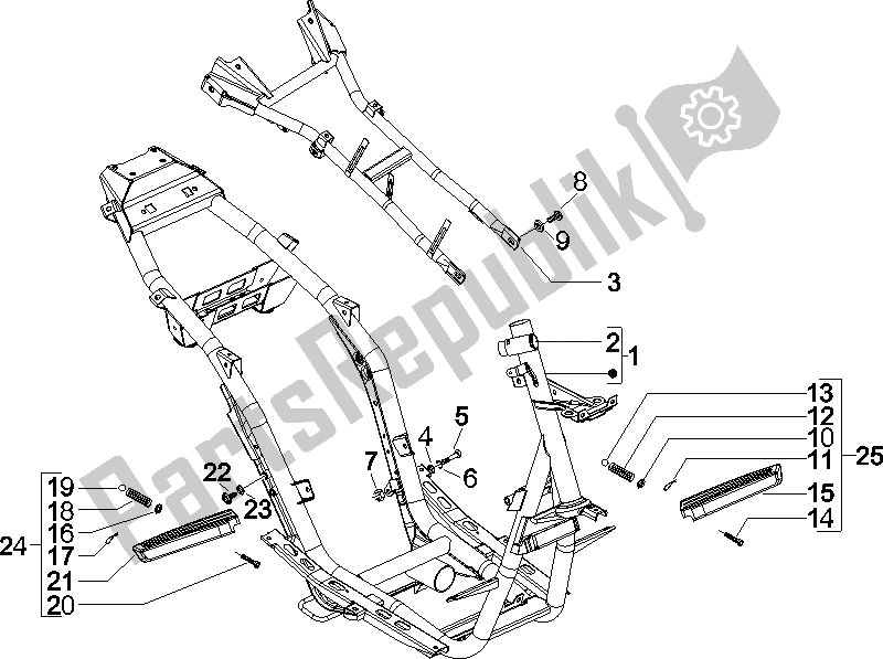 Todas las partes para Marco / Carrocería de Gilera Runner 50 SP 2007