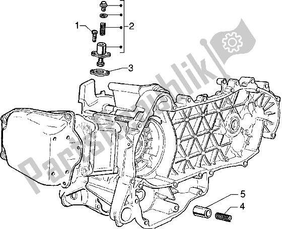 Todas las partes para Válvula De Paso De Tensor De Cadena de Gilera DNA 125 1998