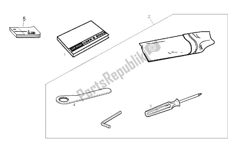 All parts for the Completing Part of the Gilera RCR 50 2013
