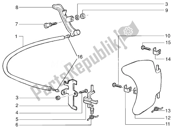 Todas las partes para Tapón De Gasolina-bloqueo Del Volante de Gilera Runner 200 VXR 4T 1998