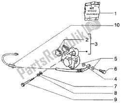 tuyauterie de frein avant-étrier de frein avant