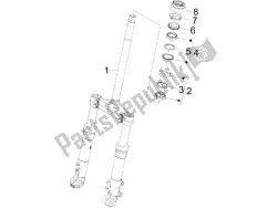 Fork/steering tube - Steering bearing unit