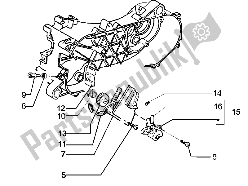 Todas las partes para Bomba De Aceite de Gilera Runner 50 Pure JET UK 2005