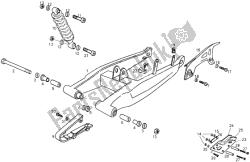 Swing arm-shock absorber