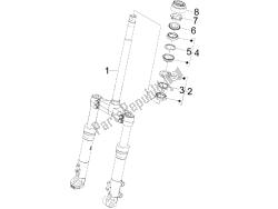 Fork/steering tube - Steering bearing unit