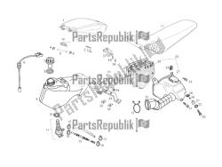 réservoir - boîte à air - selle