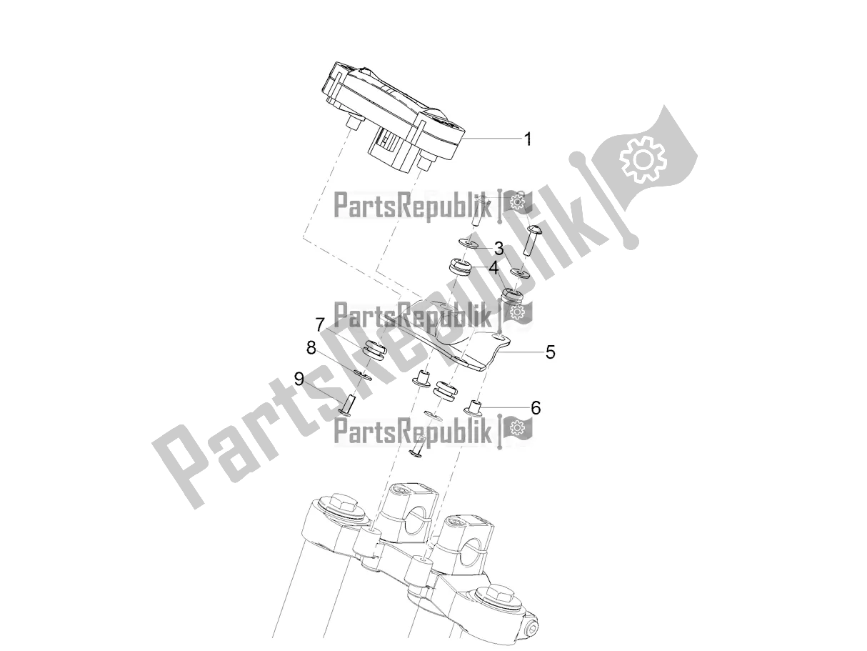 All parts for the Instruments of the Gilera RCR 50 2020