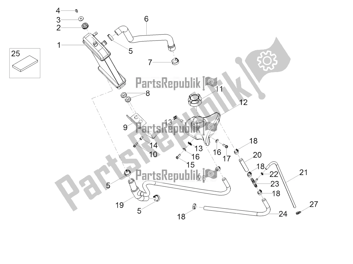 Toutes les pièces pour le Système De Refroidissement du Gilera RCR 50 2022