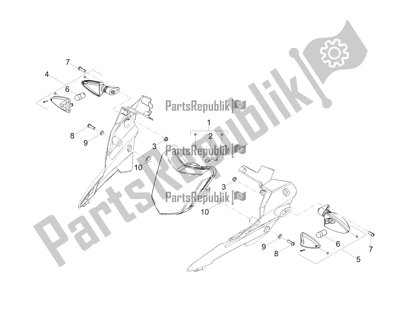 Tutte le parti per il Luci Anteriori del Gilera RCR 50 2022